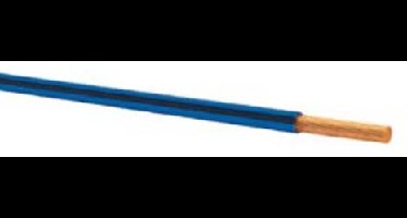 Leoni 76783041K550-1 Voertuigsnoer FLRY-B 1 x 0.75 mm² Blauw, Zwart per meter