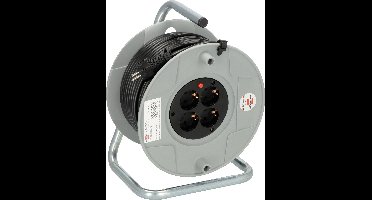 Brennenstuhl 1099160001 Kabelhaspel 50.00 m Zwart Randaarde stekker