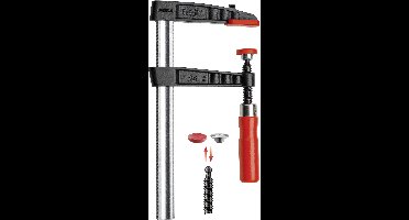 Bessey TG20B6 Smeedijzeren schroefklem TG 200/60 Spanbreedte (max.):200 mm Afm. werkbereik:60 mm