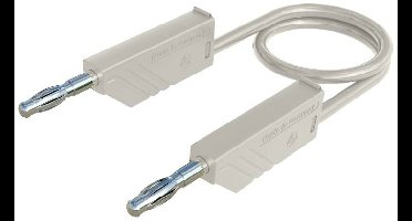 Hirschmann Test & Measurement MLN 50/2,5 WS Meetsnoer Banaanstekker 4 mm Banaanstekker 4 mm 0.50 m Wit 1 stuk(s)