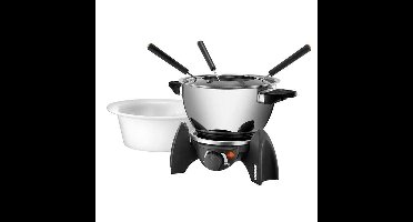 Unold 48615 Fondue 500 W Met handmatige temperatuursinstelling Zwart, Zilver