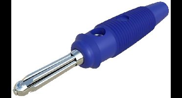 Hirschmann Test & Measurement BUELA 30 K Pluimstekker Stekker, recht Stift-Ø: 4 mm Blauw 1 stuk(s)