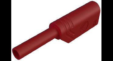 Hirschmann Test & Measurement MST S WS 30 Au Laboratoriumstekker Stekker, recht Stift-Ø: 2 mm Rood 1 stuk(s)