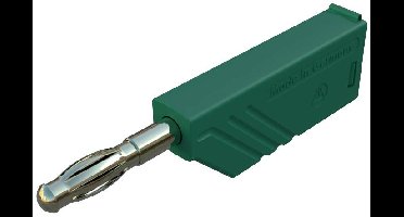 Hirschmann Test & Measurement LAS N WS grün Au Lamellenstekker Stekker, recht Stift-Ø: 4 mm Groen 1 stuk(s)