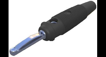Hirschmann Test & Measurement VQ 30 Banaanstekker Stekker, recht Stift-Ø: 4 mm Zwart 1 stuk(s)