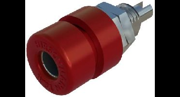 Hirschmann Test & Measurement BIL 30 Laboratoriumbus Bus, inbouw verticaal Stift-Ø: 4 mm Rood 1 stuk(s)