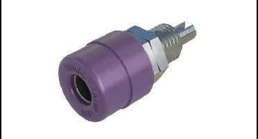 Hirschmann Test & Measurement BIL 20 vi Laboratoriumbus Bus, inbouw verticaal Stift-Ø: 4 mm Violet 1 stuk(s)