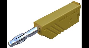 Hirschmann Test & Measurement LAS N WS Lamellenstekker Stekker, recht Stift-Ø: 4 mm Geel 1 stuk(s)