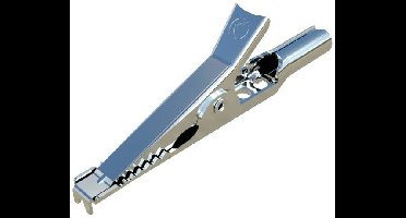 Hirschmann Test & Measurement AGF 20 Fijn-krokodilklem Zilver Klembereik (max.): 10 mm Lengte: 49 mm 1 stuk(s)