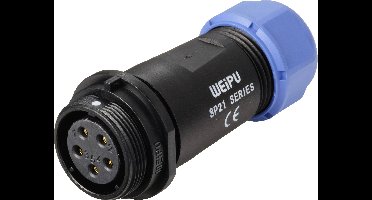Weipu SP2111 / S 5C II Ronde connector Bus, recht Totaal aantal polen: 5 Serie (ronde connectoren): SP21 1 stuk(s)