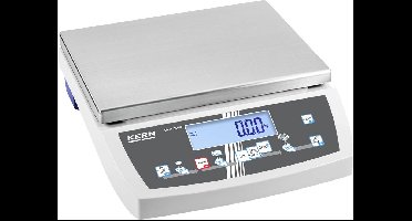 Kern CKE 6K0.02 CKE 6K0.02 Telweegschaal Weegbereik (max.) 6 kg Resolutie 0.02 g werkt op stekkernetvoeding Zilver