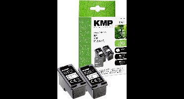 KMP Inktcartridge vervangt HP 339, C8767E Compatibel 2-pack Zwart H25D 1023,4021