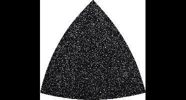 Fein 63717090046 Deltaschuurpapier Met klittenband, Ongeperforeerd Korrelgrootte (num) 240 Hoekmaat 80 mm 5 stuk(s)