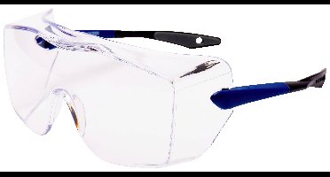 3M AOSAFETYOX OX3000B Veiligheidsbril Blauw, Zwart EN 166-1 DIN 166-1