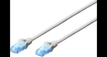 Digitus DK-1511-030 RJ45 Netwerkkabel, patchkabel CAT 5e U/UTP 3.00 m Grijs 1 stuk(s)