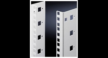 Rittal 7507.706 19 inch Rails voor patchkast 6 HE Grijs