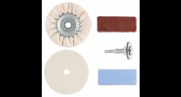Bosch Accessories 2609256555 Hobby-polijstset, 5-delig, voor boormachines 1 set(s)