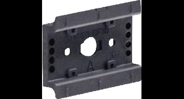 Rittal SV 9342.860 9342.860 DIN-rail OM-adapter Geperforeerd Polyamide 5 stuk(s)