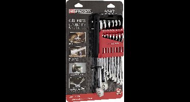 Facom 440.JP14PB 440.JP14PB Ring-steeksleutelset 14-delig Sleutelbreedte (metrisch) 7 - 24 mm