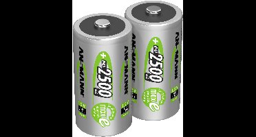 Oplaadbare C batterij (baby) Ansmann maxE HR14 NiMH 1.2 V 2500 mAh 2 stuk(s)