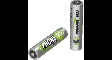 Ansmann DECT maxE HR03 Oplaadbare AAA batterij (potlood) NiMH 550 mAh 1.2 V 2 stuk(s)