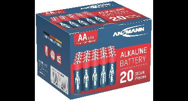 Ansmann LR06 Red-Line AA batterij (penlite) Alkaline 1.5 V 20 stuk(s)