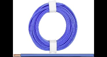Donau Elektronik 218-22 Draad 2 x 0.14 mm² Blauw 5 m