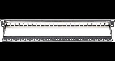 Digitus DN-91411 24 poorten Netwerkpatchpaneel 483 mm (19) Zonder connectoren 1 HE Meerdere kleuren Niet ingericht