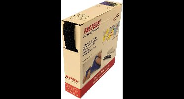 FASTECH® B25-OMNI-999910 Klittenband Om op te naaien, Om te bundelen Haak- en lusdeel (l x b) 10 m x 25 mm Zwart 10 m