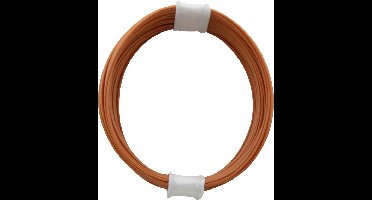 Donau Elektronik 110-7 Draad 1 x 0.04 mm² Oranje 10 m