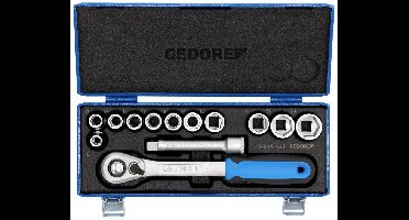 Gedore 19 KMU-20 2545810 Dopsleutelset Metrisch 1/2 (12.5 mm) 13-delig
