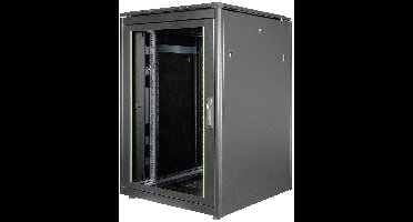 Digitus DN-19 22U-8/8-B-1 19inch-patchkast (b x h x d) 800 x 1164 x 800 mm 22 HE Zwart (RAL 9005)