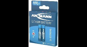 Ansmann Extreme AAA batterij (potlood) Lithium 1150 mAh 1.5 V 2 stuk(s)