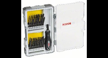 Bosch Accessories Bosch Power Tools 2607017320 Bitset 37-delig Plat, Kruiskop Phillips, Kruiskop Pozidriv, Zesrond-TX BO, Tri-Wing, Spanner, Binnen-vierkant