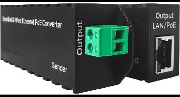 DoorBird A1071 2-draads overdracht voor Zwart