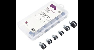 TRU COMPONENTS 93038c437 Bevestigingsklem TC-6649812 Bundel-Ø (bereik) 6 tot 16 mm 18 onderdelen