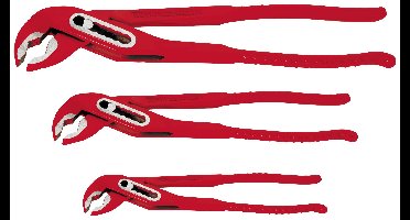 Rothenberger 70520 Waterpomptangenset Werkplaats 3-delig