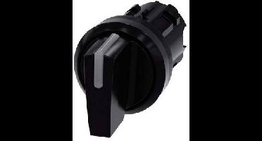 Siemens 3SU10022BM100AA0 3SU1002-2BM10-0AA0 Knevelschakelaar Knevel Zwart 2 x 45 ° 1 stuk(s)