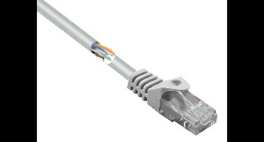 Renkforce RF-5047502 RJ45 Netwerkkabel, patchkabel CAT 5e U/UTP 5.00 m Grijs Snagless 1 stuk(s)