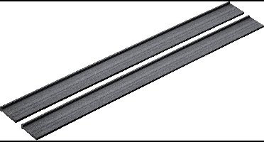 Bosch Home and Garden F016800550 Reserve wisserbladen Zwart