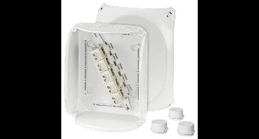 Hensel DK 2525 G Aftakkast (l x b x h) 112 x 255 x 205 mm Grijs-wit (RAL 7035) IP65, IP55 1 stuk(s)