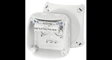 Hensel KF 0202 G Aftakkast (l x b x h) 62 x 93 x 93 mm Grijs-wit (RAL 7035) IP66, IP67, IP69 1 stuk(s)