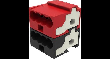 Degson DG220B-2.1-08P-1Y-16A(H) Verbindingsklem Flexibel: - Massief: 0.28-1.0 mm² Aantal polen: 8 1 stuk(s) Donkergrijs, Rood