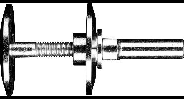 PFERD TOOLS 42400012 Gereedschapshouder voor Polinox-slijpwielen BO 12/20 10-50 1 stuk(s)