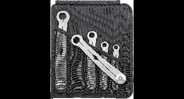 Stahlwille 96411005 240/5 Enkelvoudige ringsleutelset met ratel 5-delig Sleutelbreedte (metrisch) 10 - 19 mm