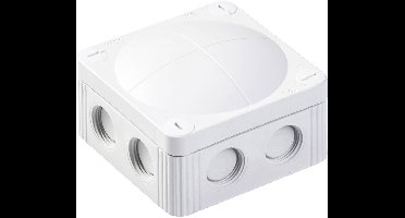 Wiska COMBI 308/5 Aftakkast (l x b x h) 85 x 85 x 51 mm Grijs-wit (RAL 7035) IP66/IP67 1 stuk(s)