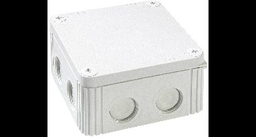 Wiska COMBI IND 607/leer Aftakkast (l x b x h) 110 x 110 x 57 mm Lichtgrijs IP66/IP67 1 stuk(s)