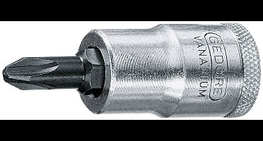 Gedore IKS 19 2 6656650 Kruiskop Phillips Schroevendraaierdop PH 2 1/2 (12.5 mm)
