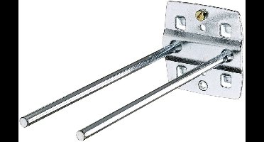 Gedore 2008432 1500 H 19-150 - gereedschapshaak dubbel, rechte doorn 150 x 6 mm 1 stuk(s)