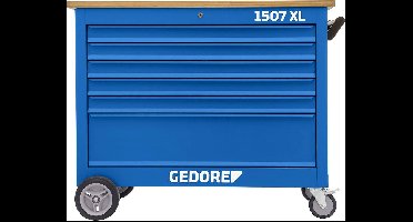 Gedore 3127834 Verrijdbare werkbank (b x h x d) 1200 x 985 x 635 mm Blauw